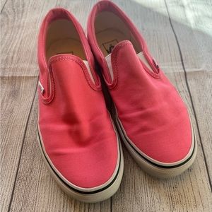Neon pink Vans - great summer color!